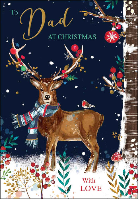 Jonny Javelin 'Dad Stag' Christmas Card