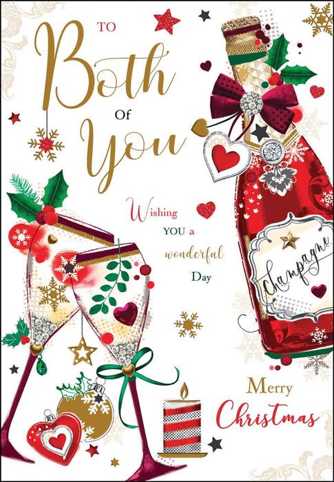 Jonny Javelin 'Both of You Champagne' Christmas Card