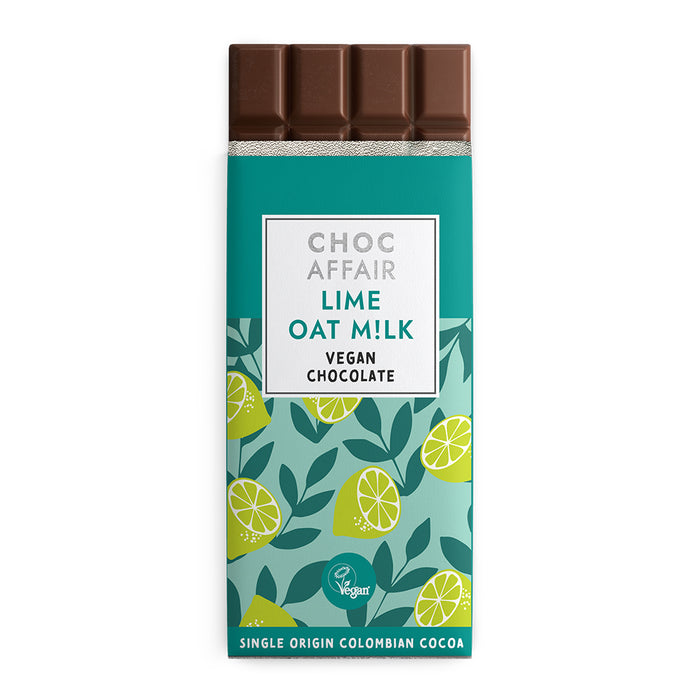 Choc Affair Oat M!lk Lime Chocolate Bar