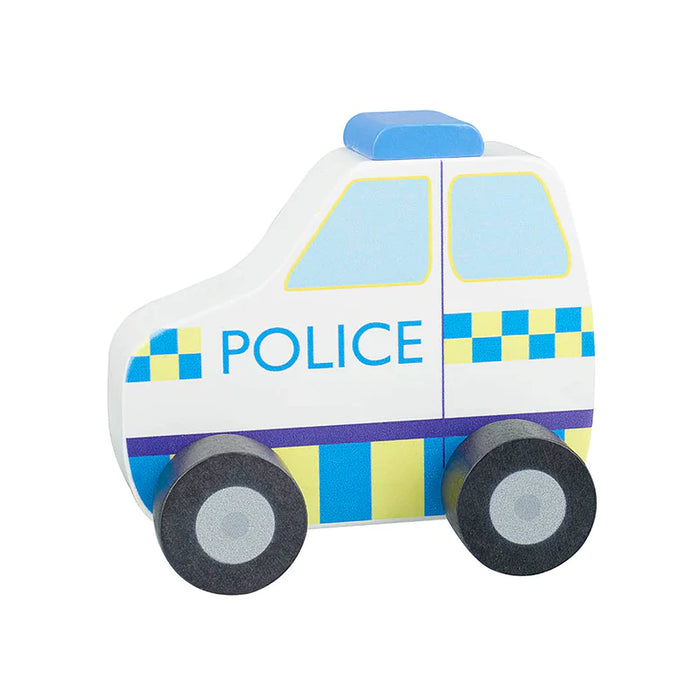 Orange Tree Police Car First Push Toy