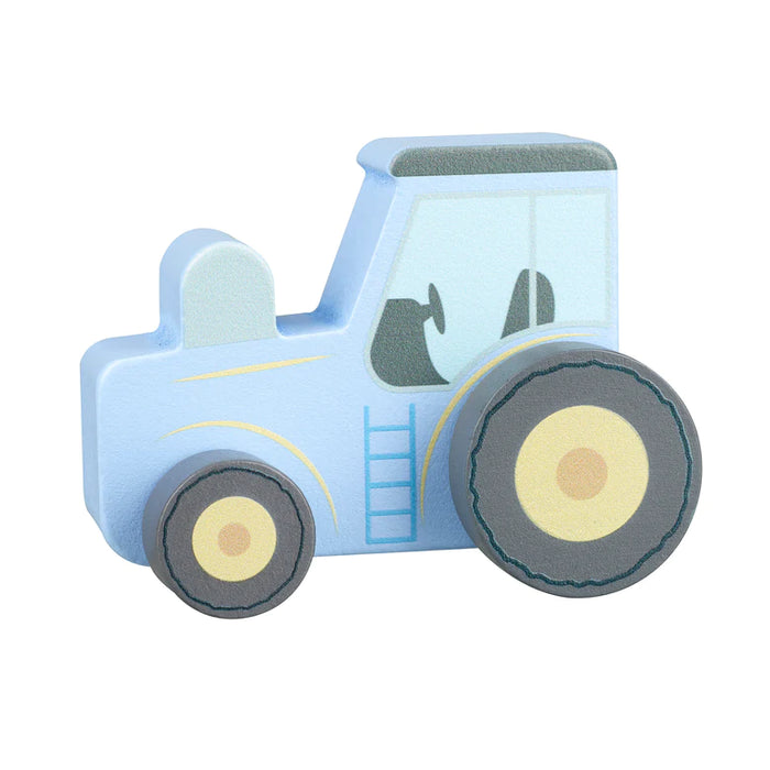 Orange Tree Tractor First Push Toy