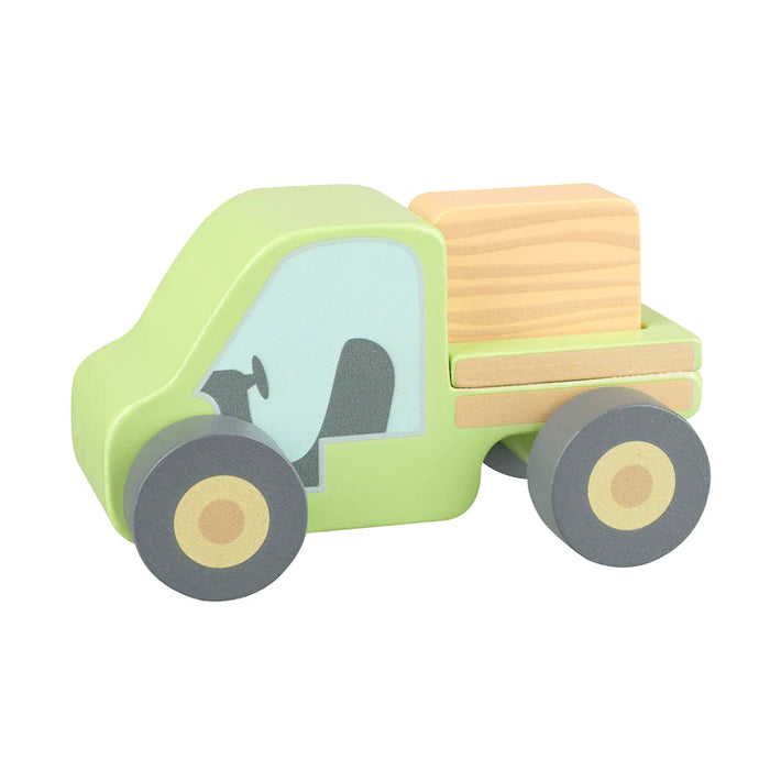 Orange Tree Farm Truck Push Toy