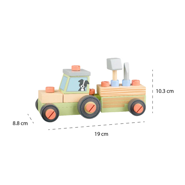 Orange Tree Buildable Tractor