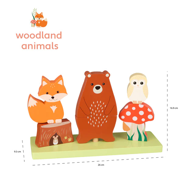 Orange Tree Woodland Stacking Toy
