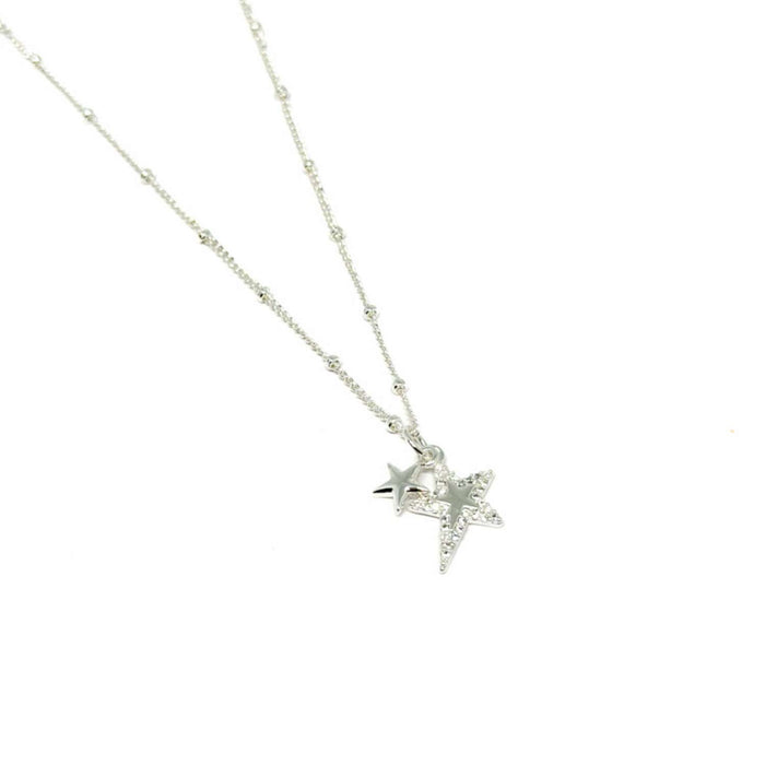 Clementine Oria Star Necklace - Silver
