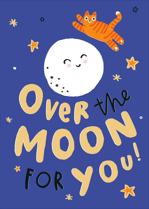 UKG Over The Moon For You Card