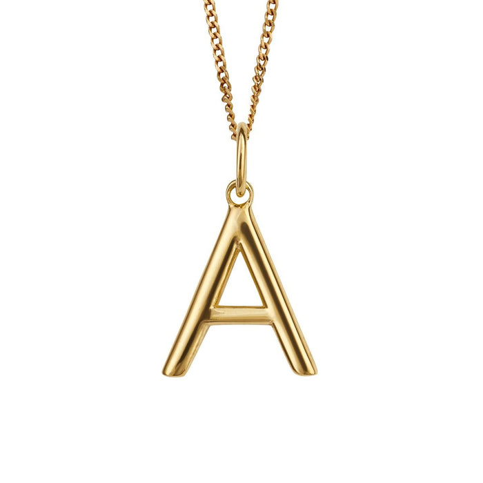 Gold Initial Pendant
