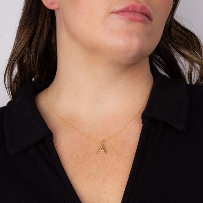 Gold Initial Pendant