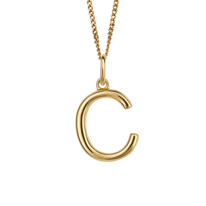 Gold Initial Pendant