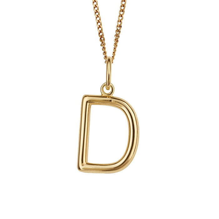 Gold Initial Pendant
