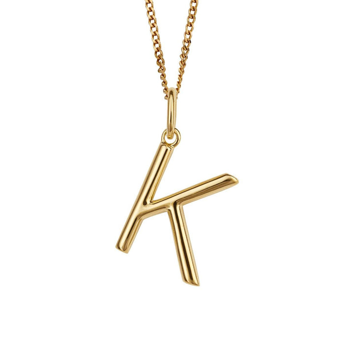 Gold Initial Pendant