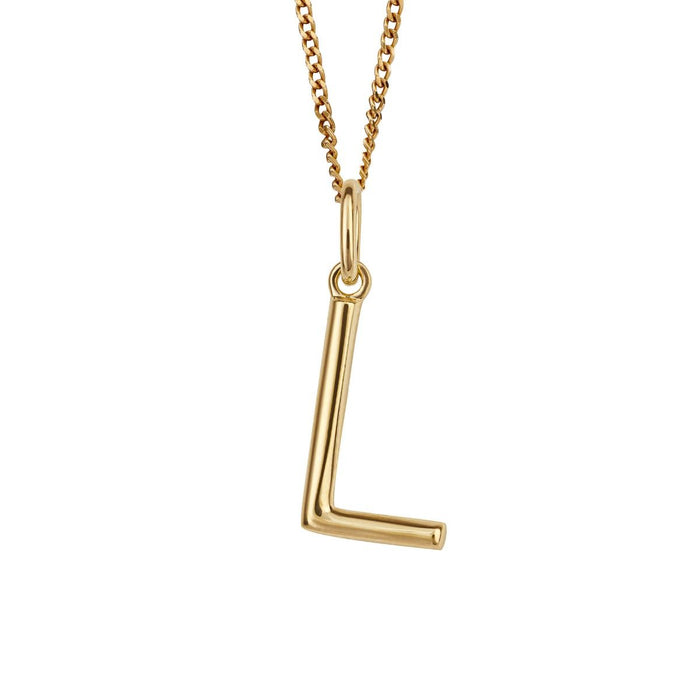 Gold Initial Pendant