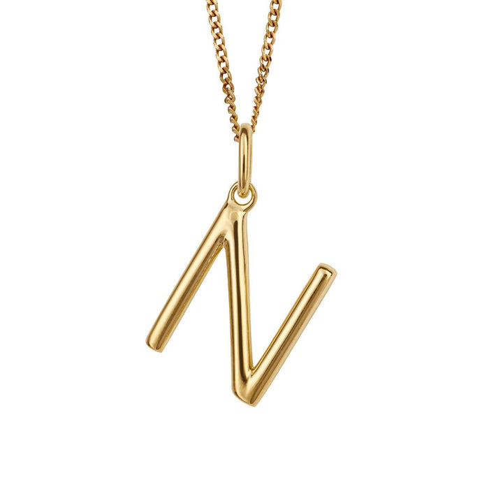 Gold Initial Pendant