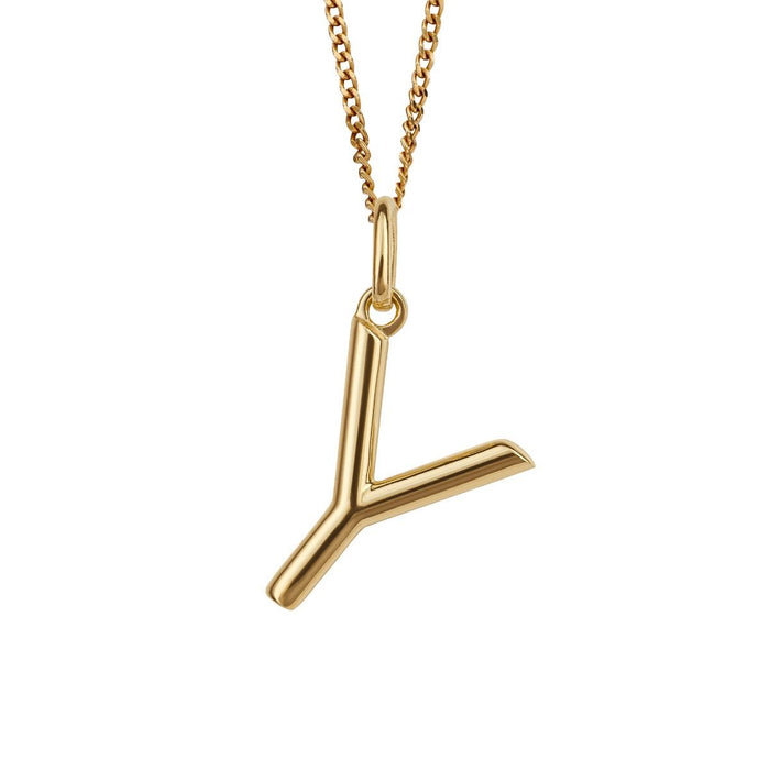 Gold Initial Pendant