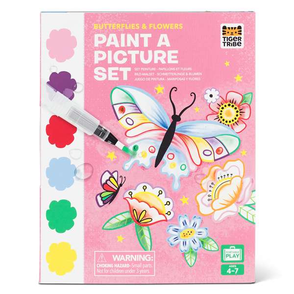 Bigjigs Paint-a-Picture Set Butterflies & Flowers