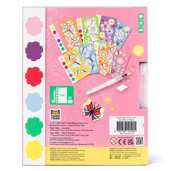 Bigjigs Paint-a-Picture Set Butterflies & Flowers