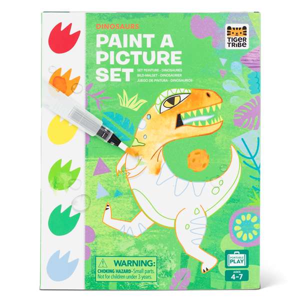Bigjigs Paint-a-Picture Set Dinosaurs
