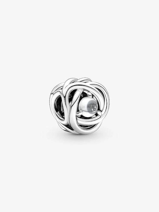 Pandora April Birthstone Eternity Circle Charm