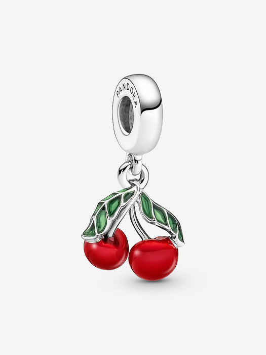 Pandora Asymmetrical Cherry Fruit Dangle Charm
