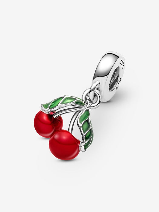 Pandora Asymmetrical Cherry Fruit Dangle Charm