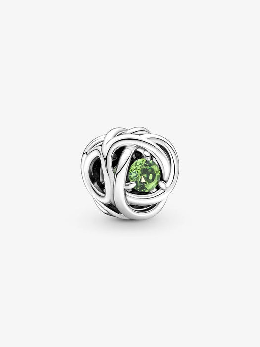 Pandora August Eternity Circle  Charm Sterling Silver