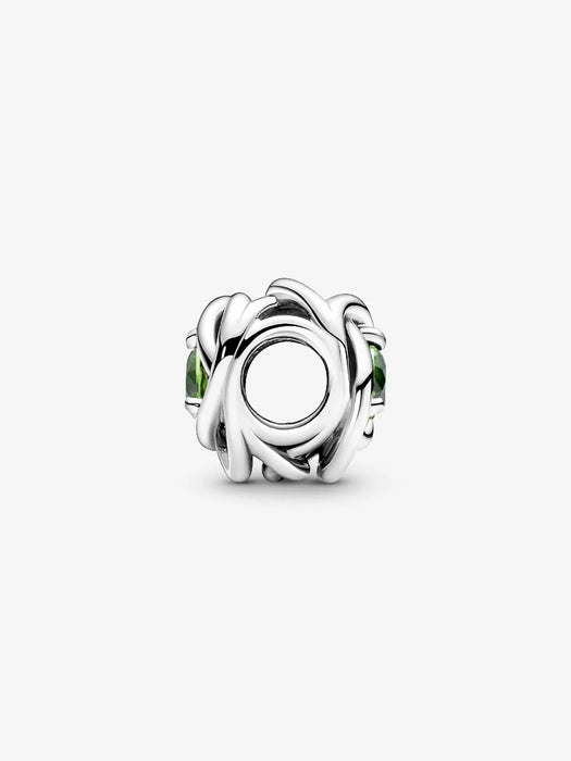 Pandora August Eternity Circle  Charm Sterling Silver