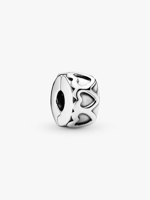 Pandora Band of Hearts Clip Charm Sterling Silver