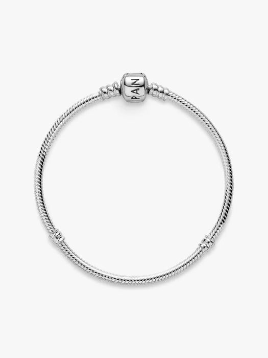 Pandora Barrel Clasp Snake Chain Bracelet Sterling Silver