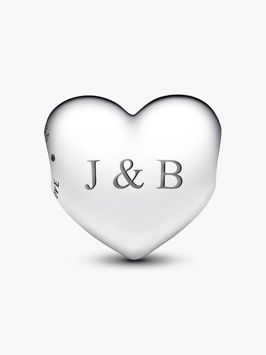 Pandora Be Love Engravable Large Heart Charm Sterling Silver