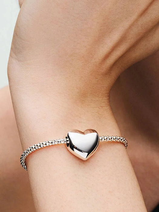 Pandora Be Love Engravable Large Heart Charm Sterling Silver