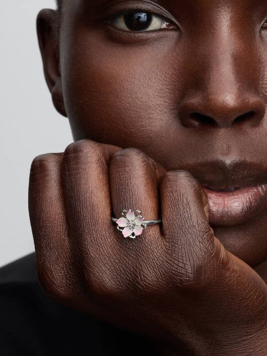 Pandora Cherry Blossom Ring Sterling Silver