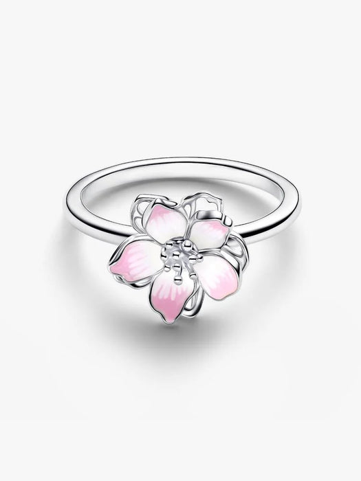 Pandora Cherry Blossom Ring Sterling Silver