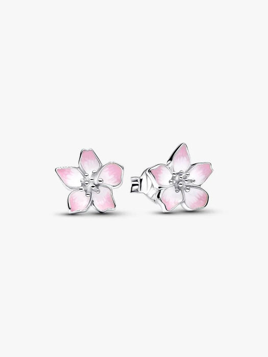 Pandora Cherry Blossom Stud Earrings Sterling Silver