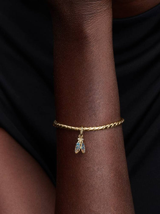 Pandora Cicada Dangle Charm 14k Gold Plating