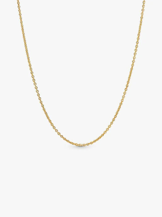 Pandora Classic Cable Chain Necklace 14k Gold Plating