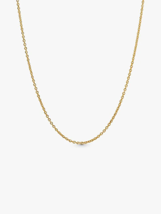 Pandora Classic Cable Chain Necklace 14k Gold Plating