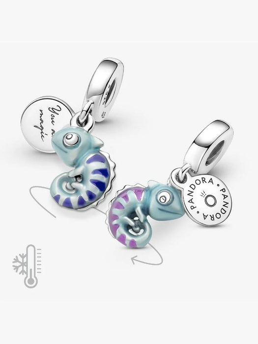 Pandora Colour-changing Chameleon Dangle Charm Sterling Silver