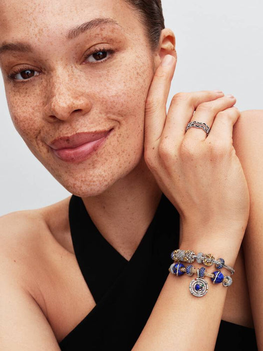 Pandora Constellation Openwork Charm Sterling Silver And 14k Gold Plating