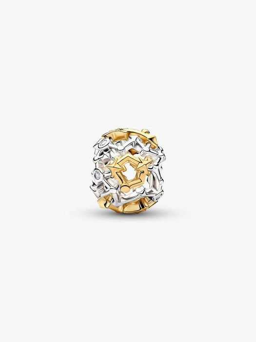 Pandora Constellation Openwork Charm Sterling Silver And 14k Gold Plating