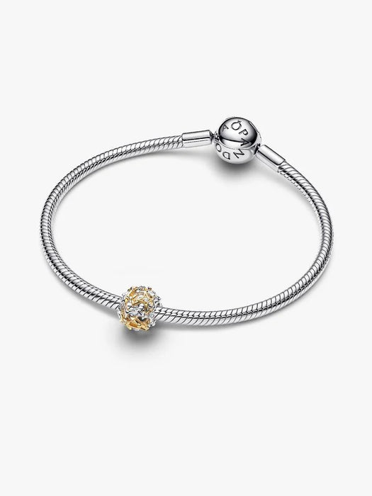 Pandora Constellation Openwork Charm Sterling Silver And 14k Gold Plating