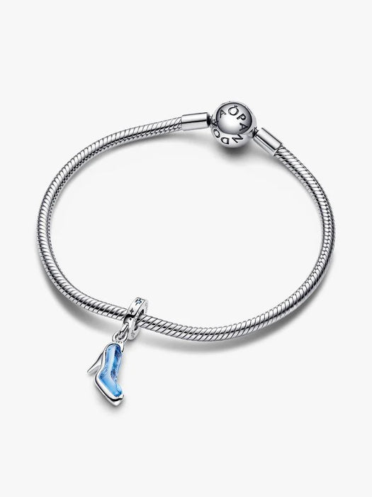 Pandora Disney Cinderella's Glass Slipper Dangle Charm Sterling Silver