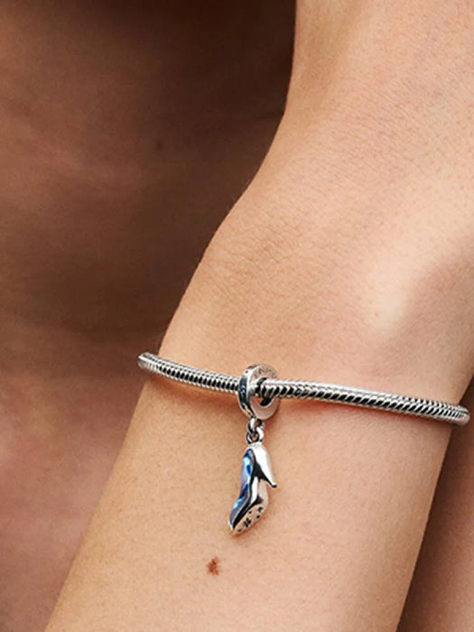 Pandora Disney Cinderella's Glass Slipper Dangle Charm Sterling Silver