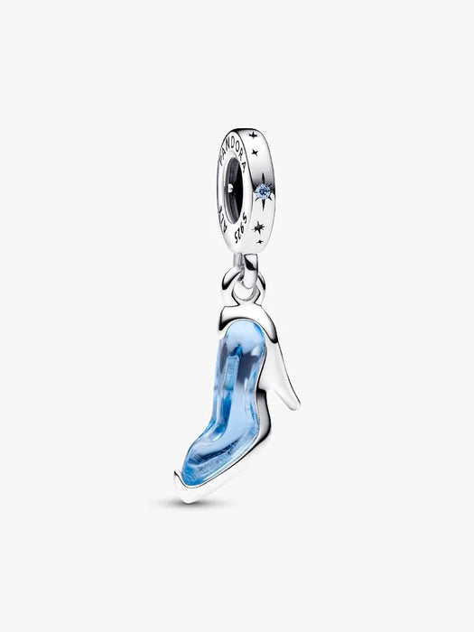 Pandora Disney Cinderella's Glass Slipper Dangle Charm Sterling Silver