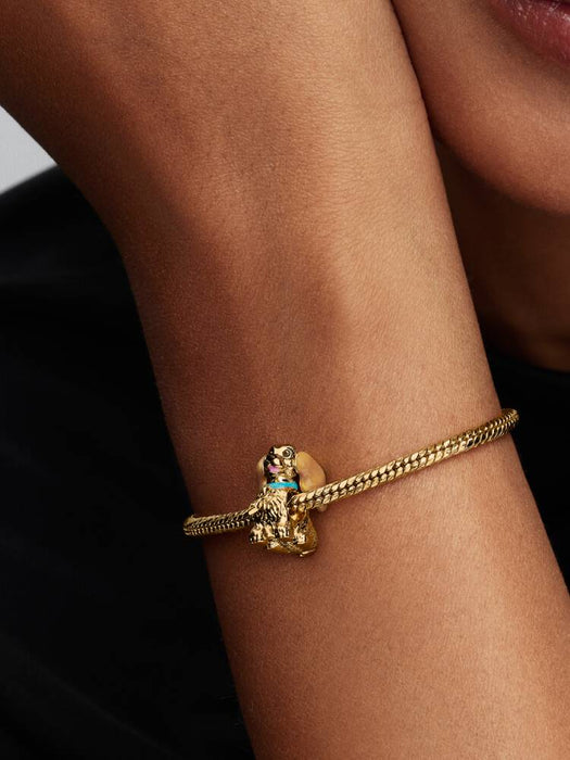 Pandora Disney Lady Charm 14k Gold Plated