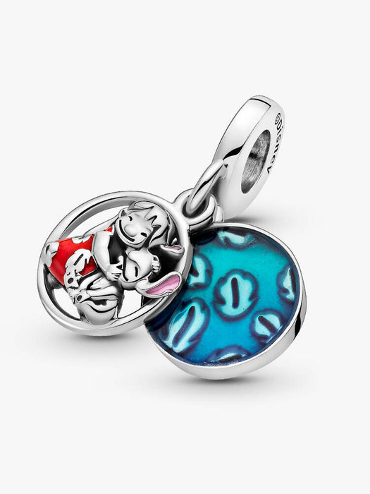 Pandora Disney Lilo & Stitch Family Dangle Charm Sterling Silver