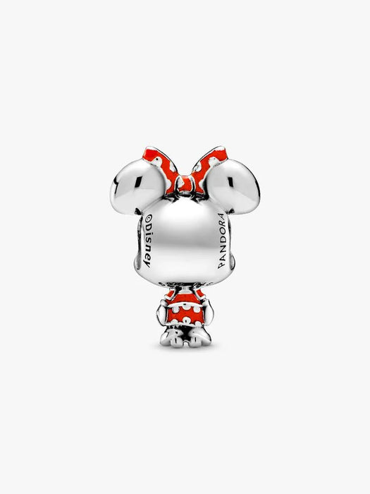 Pandora Disney Minnie Mouse Dotted Dress & Bow Charm Sterling Silver