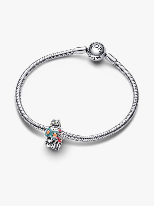 Pandora Disney Pixar Coco Miguel & Dante Skull Glow-in-the-dark Charm Sterling Silver
