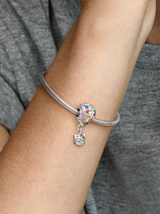 Pandora Disney Pixar's Up House & Balloons Charm Sterling Silver