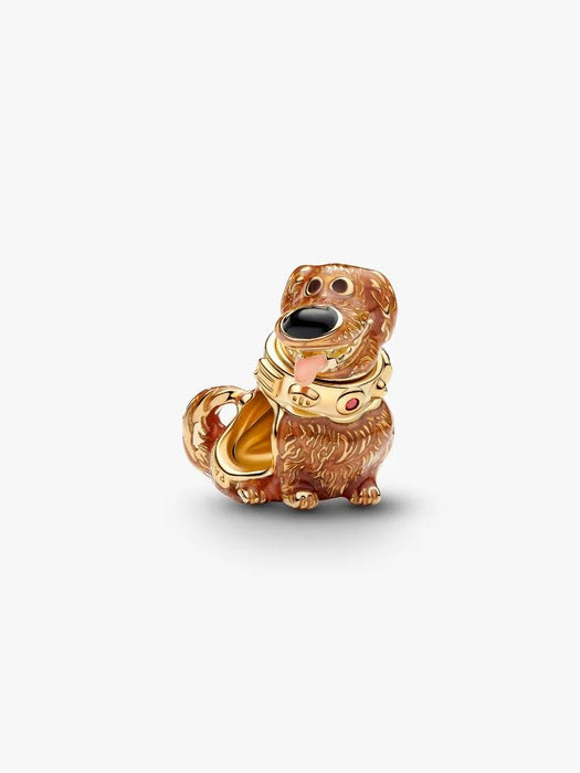 Pandora Disney Pixar Up Doug Charm 14k Gold Plated