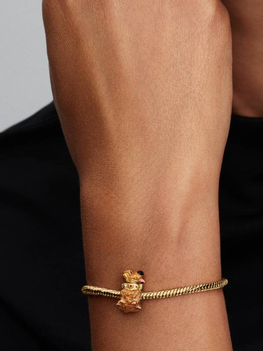 Pandora Disney Pixar Up Doug Charm 14k Gold Plated